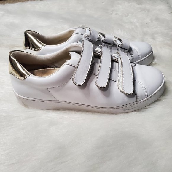 White Vionic Splendid Bobbi 3 Strap Sneakers, 10 - Picture 1 of 7